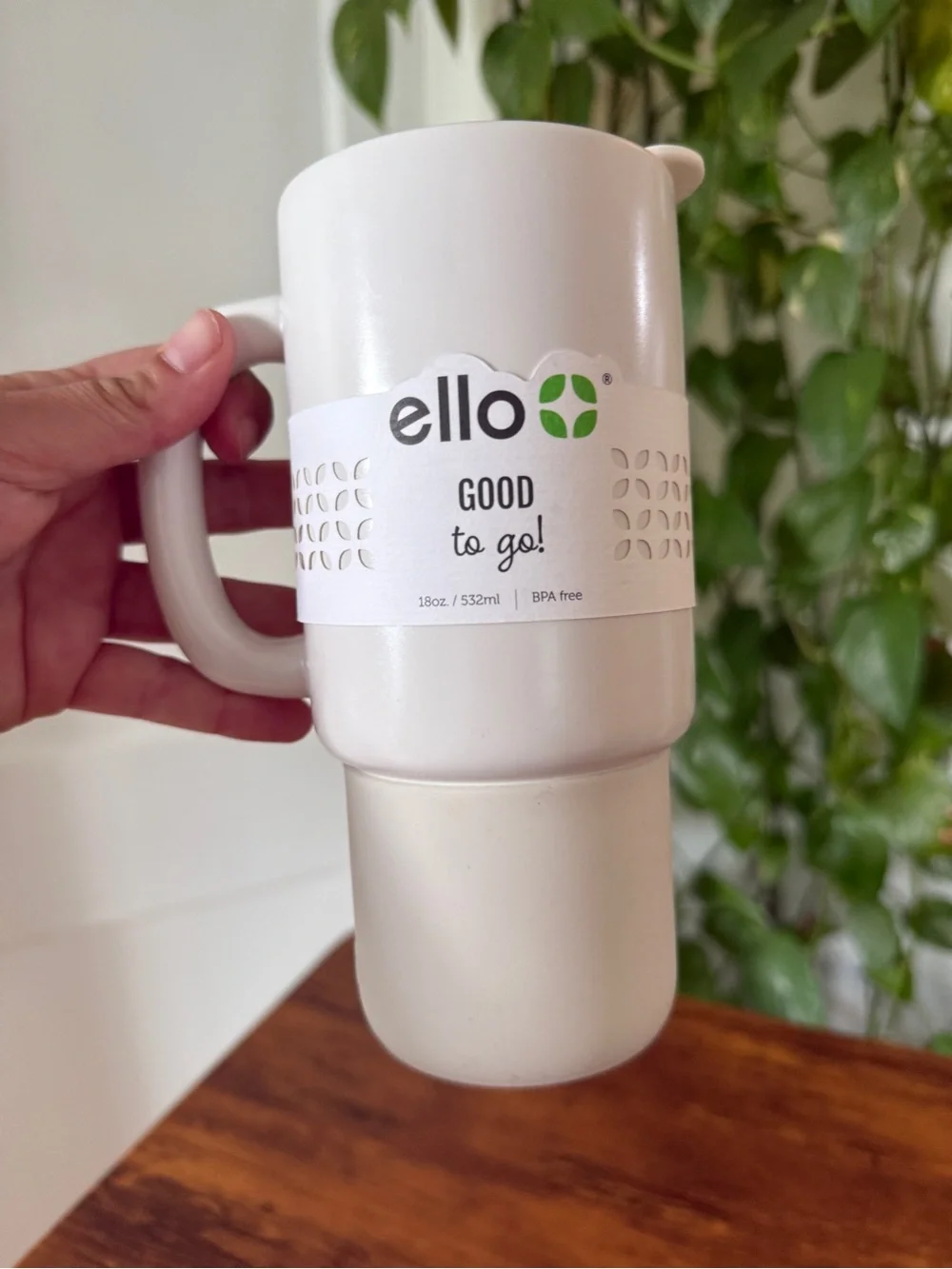 Ello good to go! White Travel Mug - Good To Go!